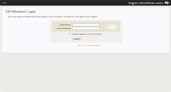 Desktop Screenshot of login.tfionline.com
