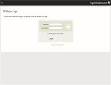 Tablet Screenshot of login.tfionline.com