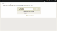 Desktop Screenshot of login-b.tfionline.com